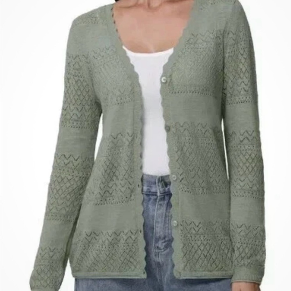 Frye Olive Knit Cardigan - Picture 2 of 4